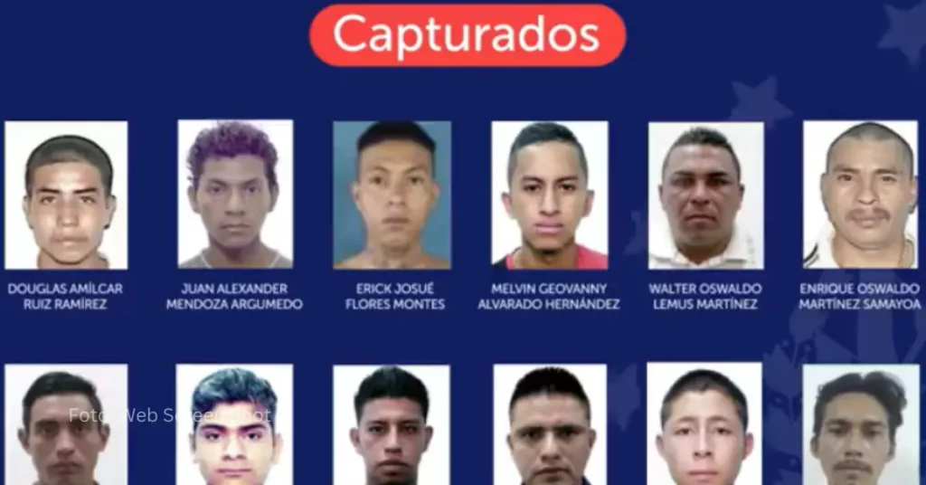 OPERACIÓN LAGO: El Salvador detuvo 109 delincuentes de temible pandilla