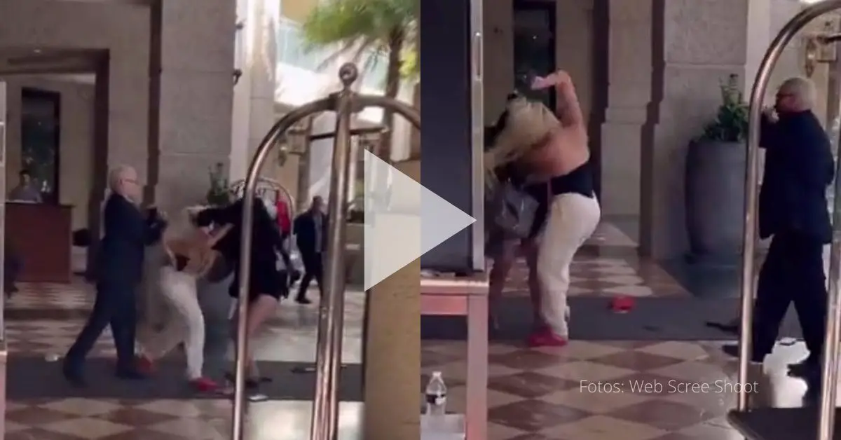 Un impactante video de una pelea entre dos mujeres en un hotel de Miami se hizo viral en redes sociales