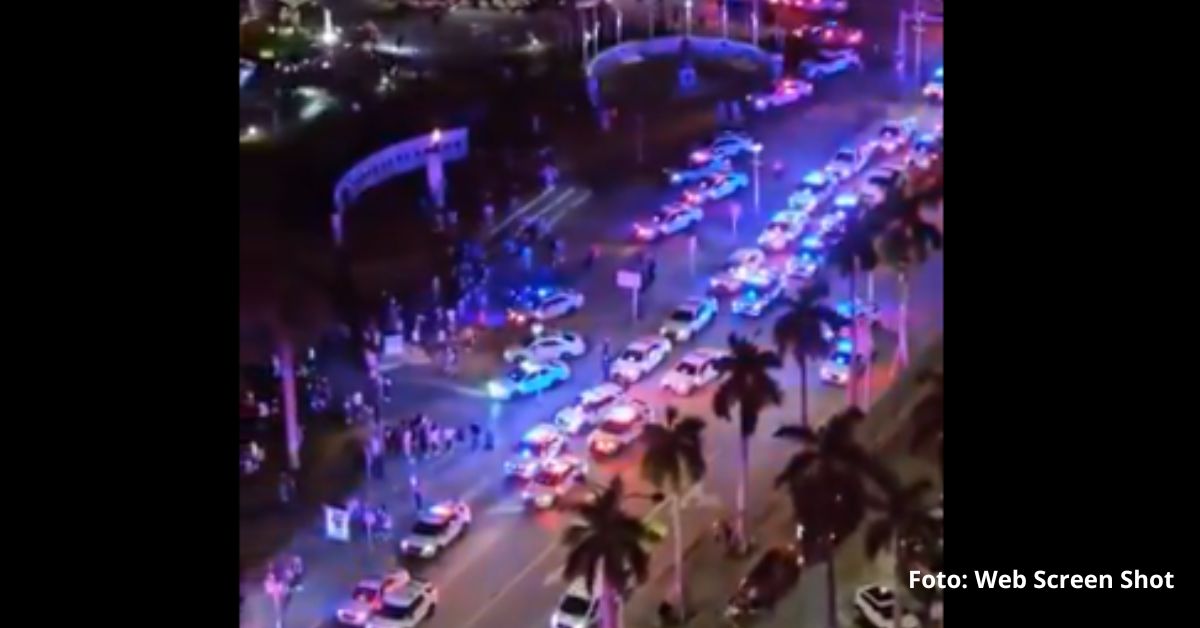 La policía de Miami informó que el Boulevard Biscayne fue temporalmente cerrado