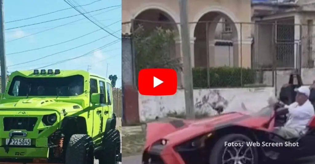 En medio de la realidad económica de Cuba, existen algunas personas que poseen carros de lujo