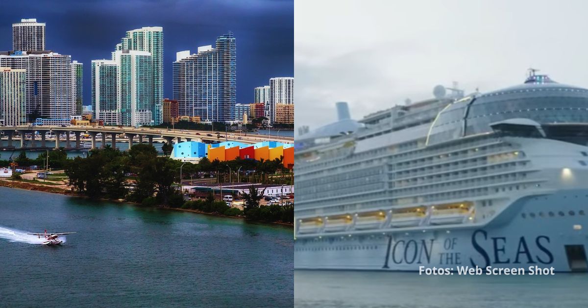 El puerto de Miami recibió al Icon of the Seas, crucero más grande del mundo