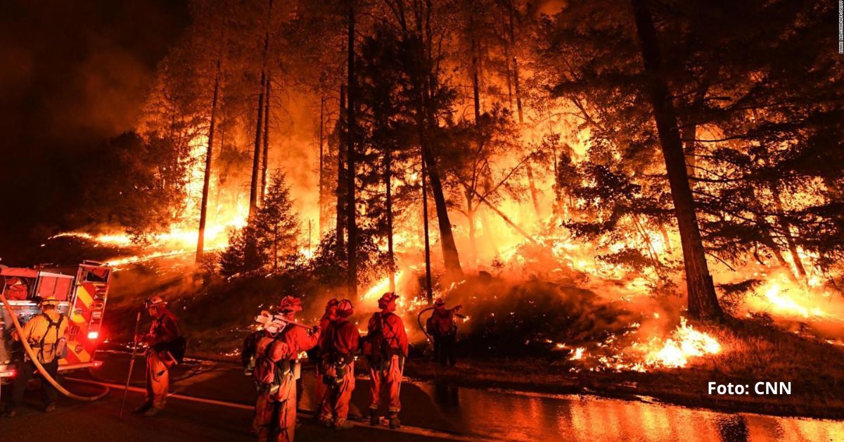 Incendios forestales afectaron varias localidades de Estados Unidos desde principios de semana