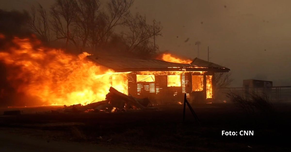 El incendio en el estado de Texas se convirtió en una catástrofe sin precedentes