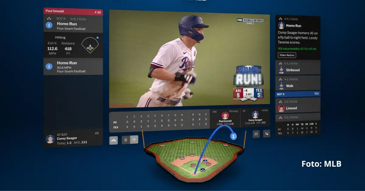 MLB anunció nueva aplicación con Apple Vision Pro