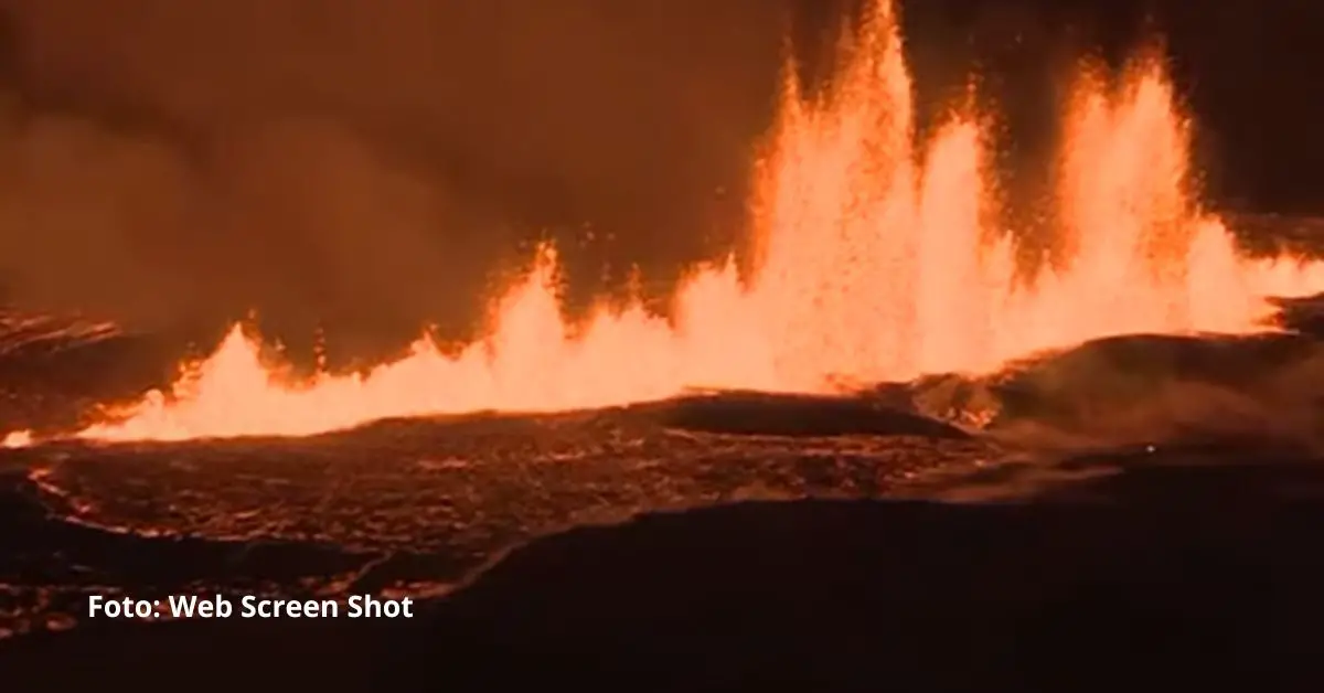 Erupción de volcán en Islandia levantó alarmas por flujo de lava