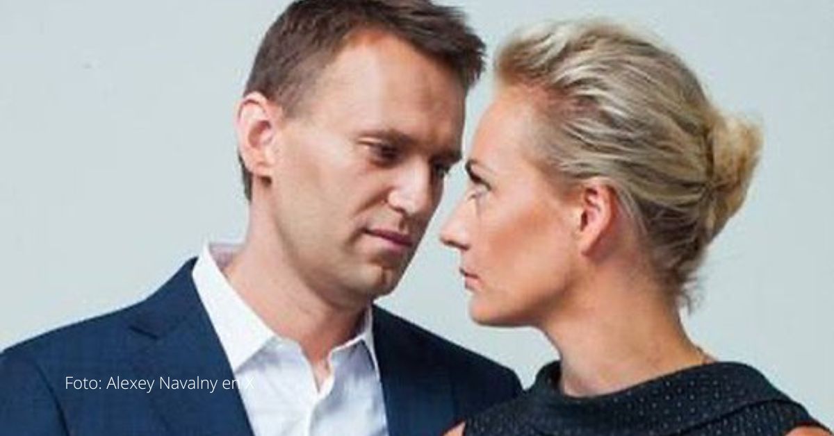 Yulia Navalnaya juró continuar el trabajo de su esposo, Alexei Navalny
