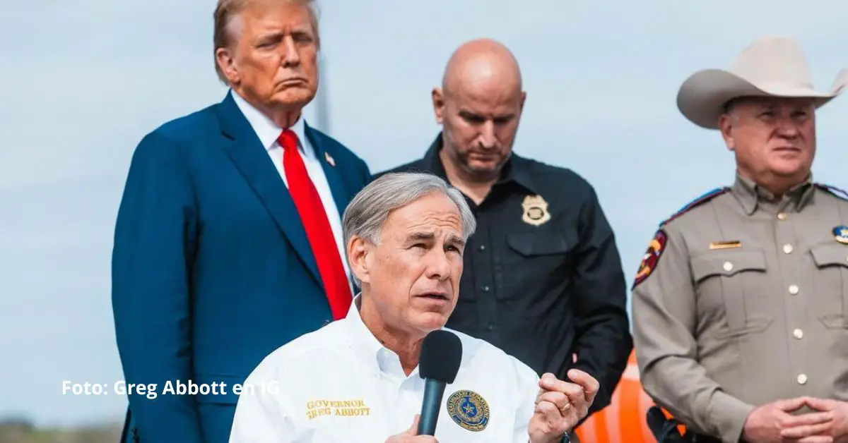 El gobernador de Texas, Greg Abbott, es uno de los candidatos fuertes a la vicepresidencia de Estados Unidos, según Donald Trump