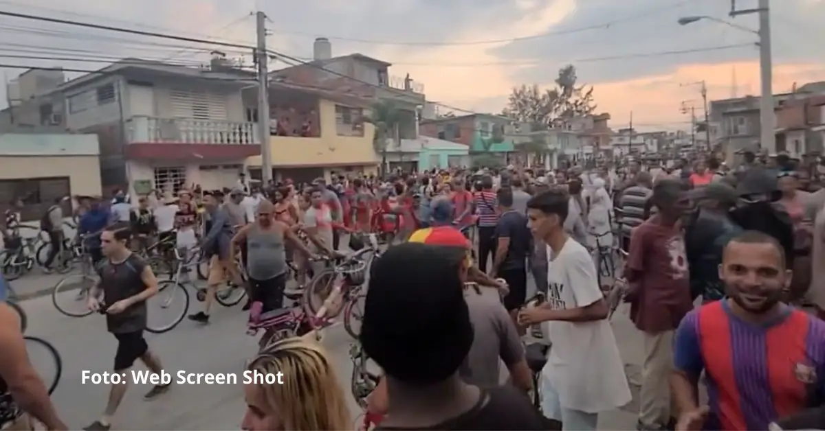 Las imágenes de las protestas en Cuba, en su mayoría pacíficas, han circulado por todo el mundo