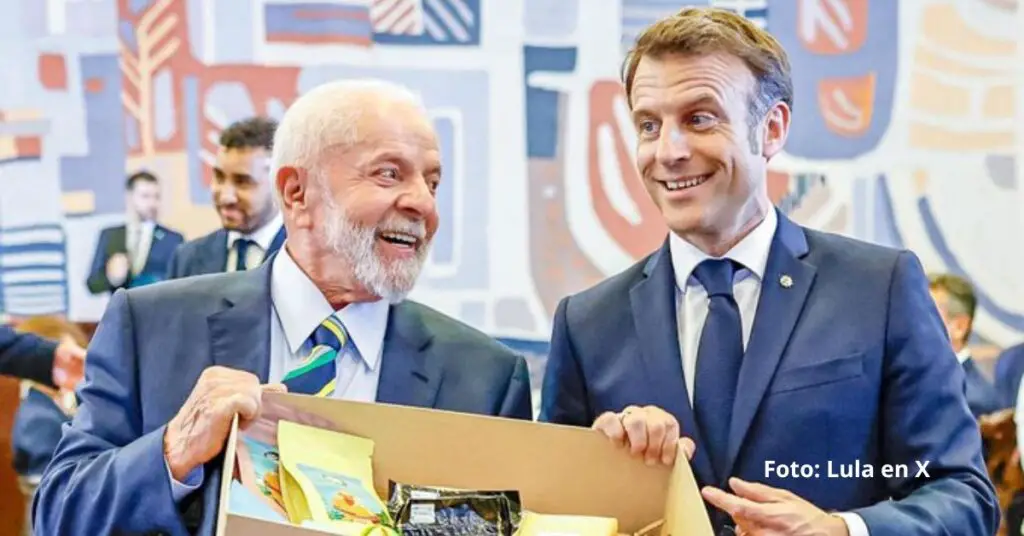 Lula y Macron se reunieron en Brasil