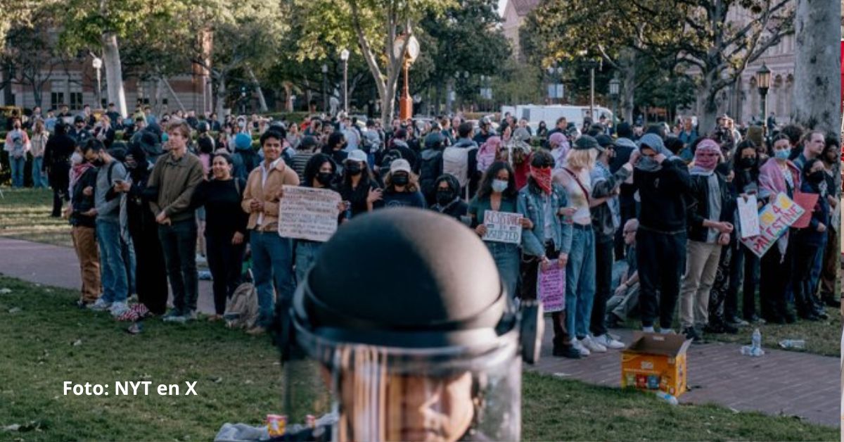 Desde finales de la pasada semana los universitarios en Estados Unidos han protagonizado significativas protestas propalestinas