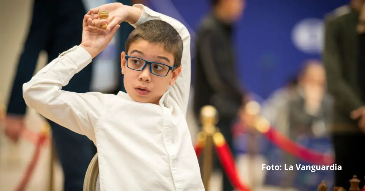 Faustino Oro es el jugador más joven de la historia en llegar a Maestro Fide