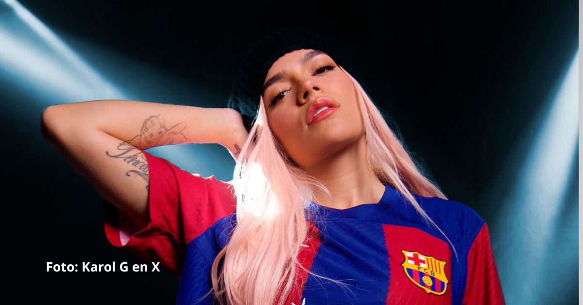 Karol G será la protagonista de la camiseta del FC Barcelona