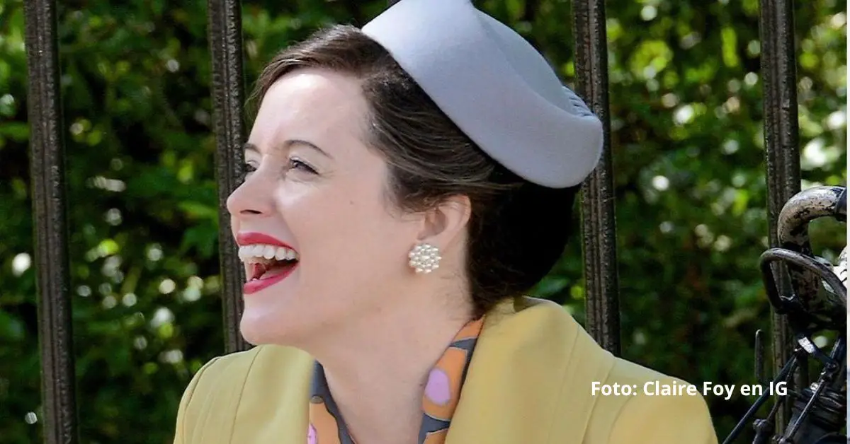 La famosa Claire Foy “pica tarta” por sus 40