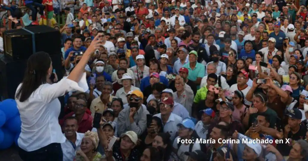 María Corina Machado enfatizó la importancia de unas elecciones limpias y libres
