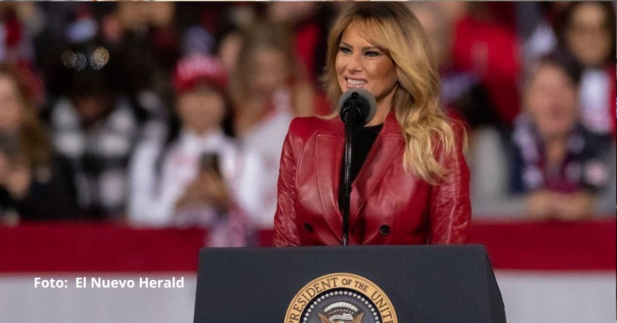 Melania Trump celebra entre las polémicas de su famoso esposo