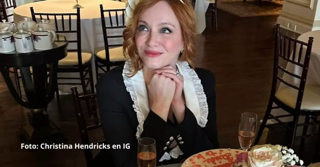 A 49 años llega Christina Hendricks