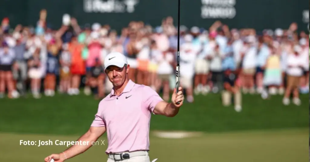El reconocido golfista Rory McIlroy sorprendió al mundo del deporte
