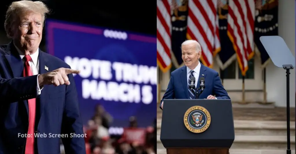Donald Trump crece mientras Biden colapsa en Estados Unidos