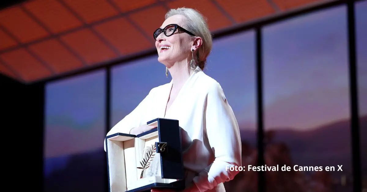 Meryl Streep fue la protagonista absoluta de la gala inaugural del festival de cine de Cannes 2024, al recibir una Palma de Oro honorífica