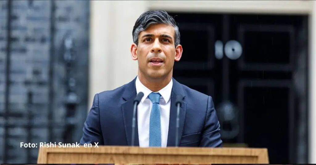 Rishi Sunak anunció elecciones generales anticipadas