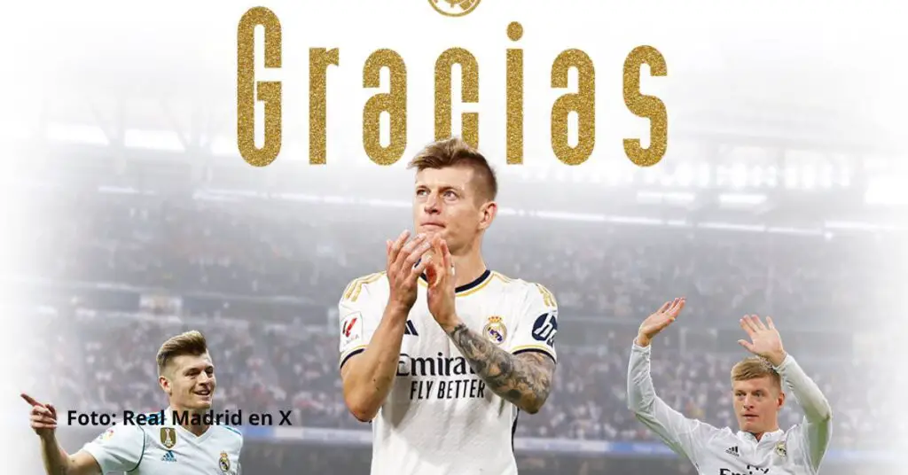 Toni Kroos anunció su retiro al finalizar la temporada 2024 y las redes se colmaron de mensajes en honor al futbolista