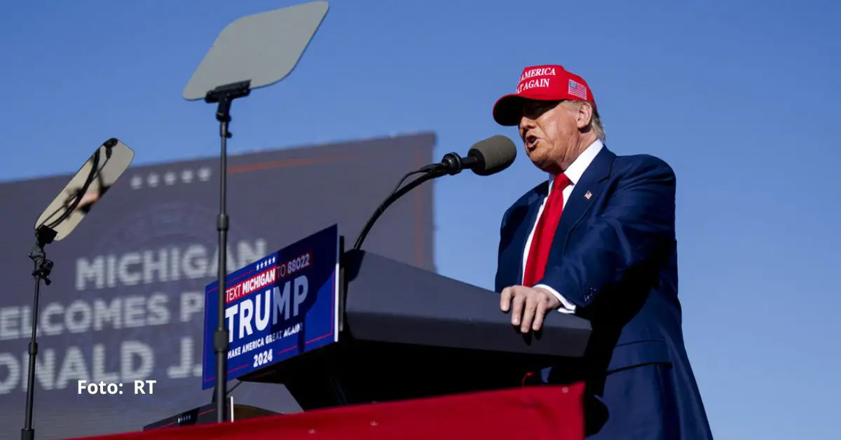 Trump expresó su frustración por no poder participar activamente en la campaña