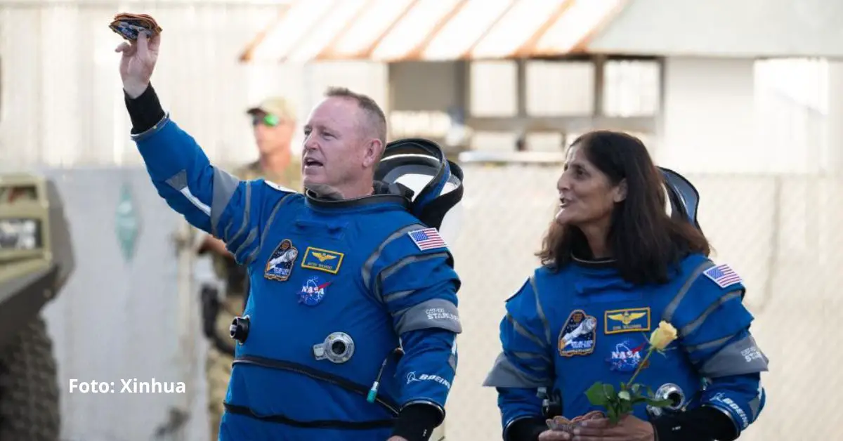 Butch Wilmore y Suni Williams son los astronautas que viajan en la la nave Starliner