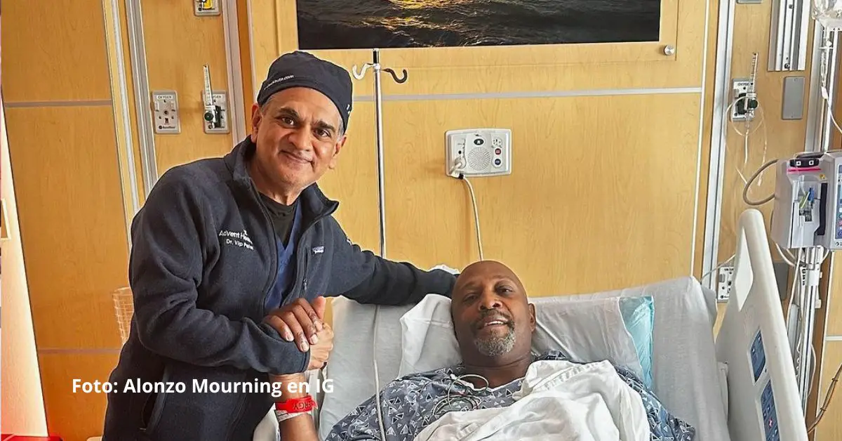 El legendario exjugador de baloncesto estadounidense, Alonzo Mourning, compartió su historia con el cáncer de próstata