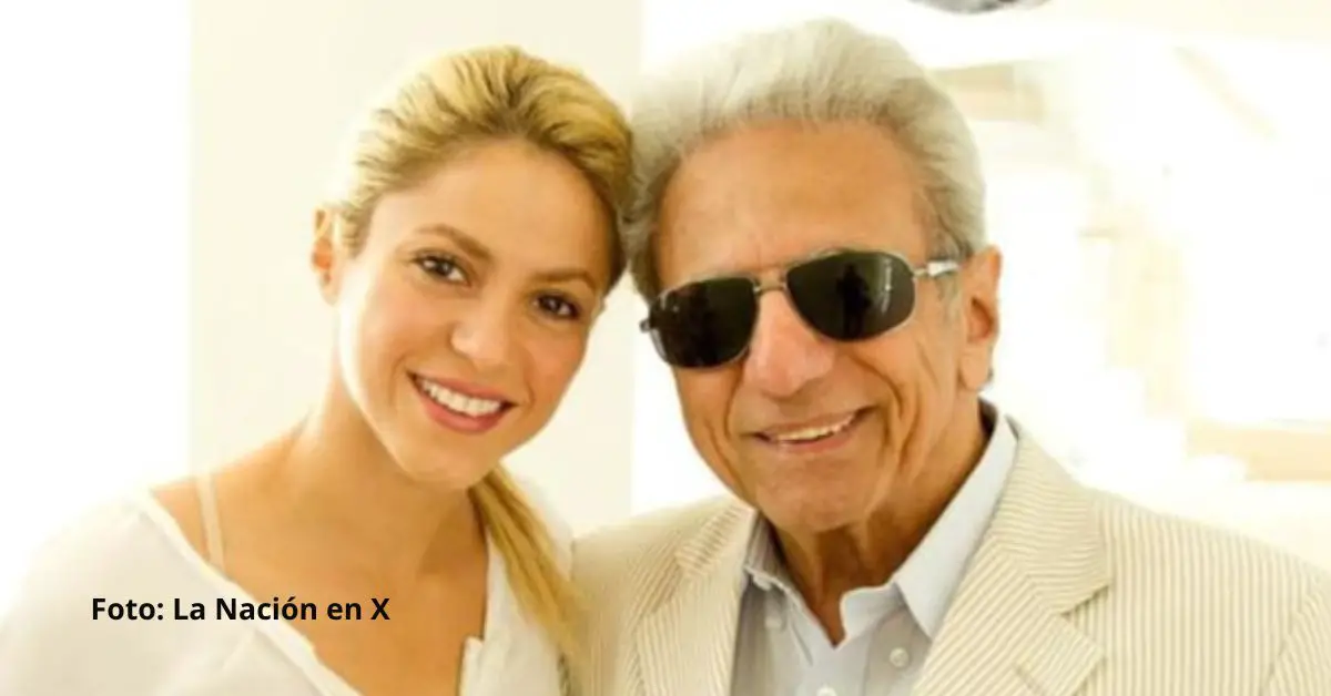 El padre de Shakira, William Mebarak Chadid, de 92 años, ha sido hospitalizado de emergencia en Barranquilla, Colombia