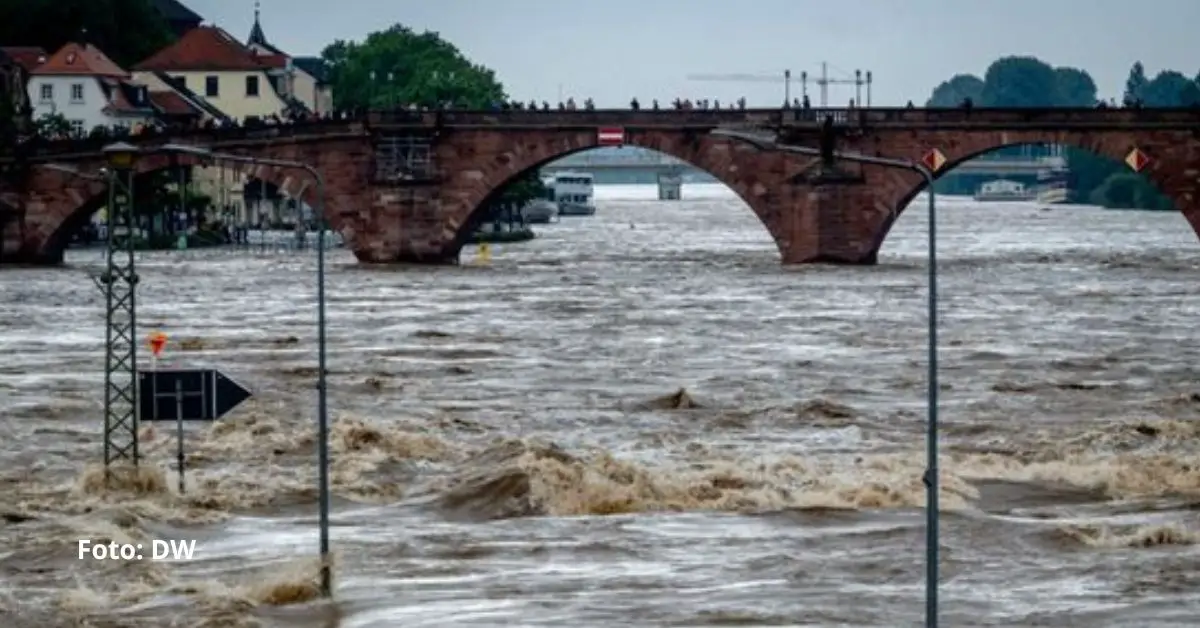 Intensas lluvias han afectado el sur de Alemania