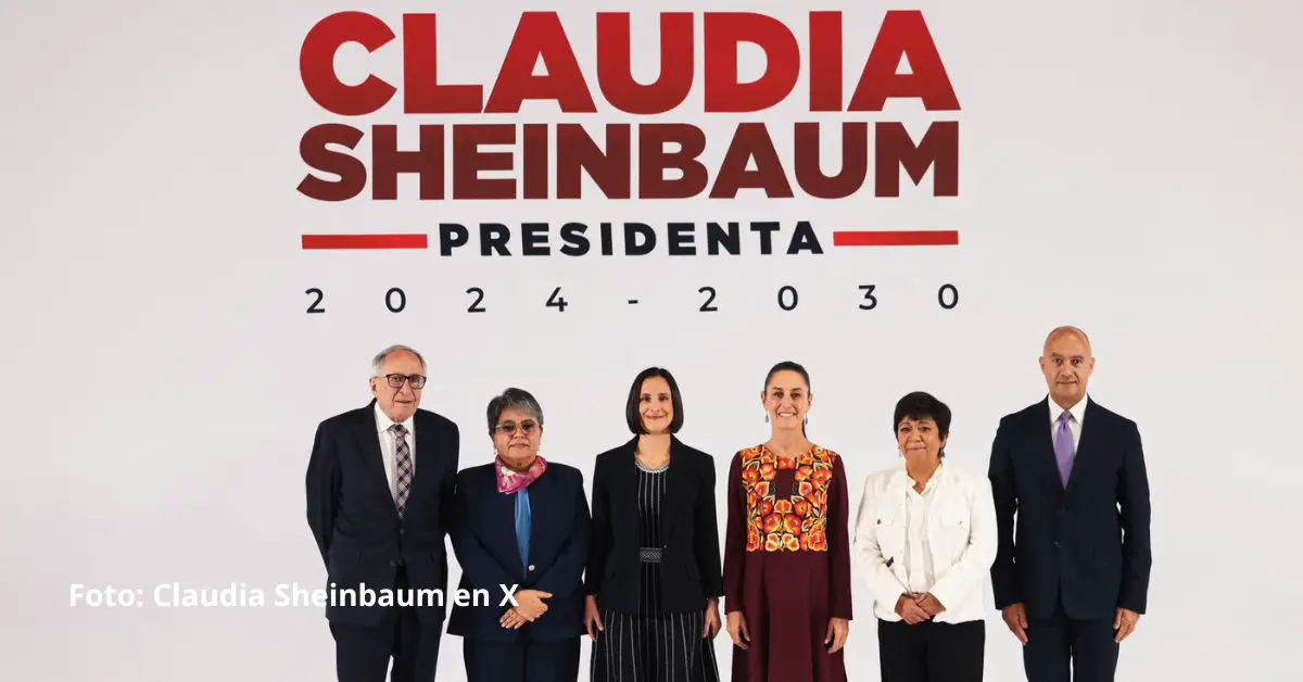 La presidenta electa de México, Claudia Sheinbaum, anunció 5 nuevos integrantes del gabinete de gestión que le acompañará en su mandato
