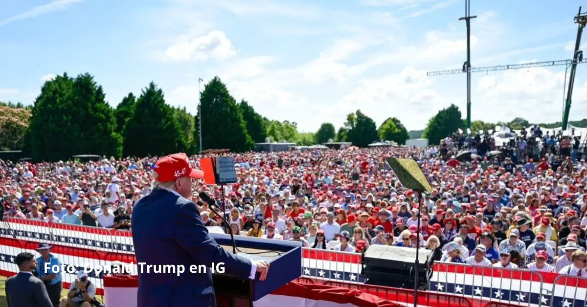 Donald Trump sabe que se encuentra en un momento inmejorable de su campaña