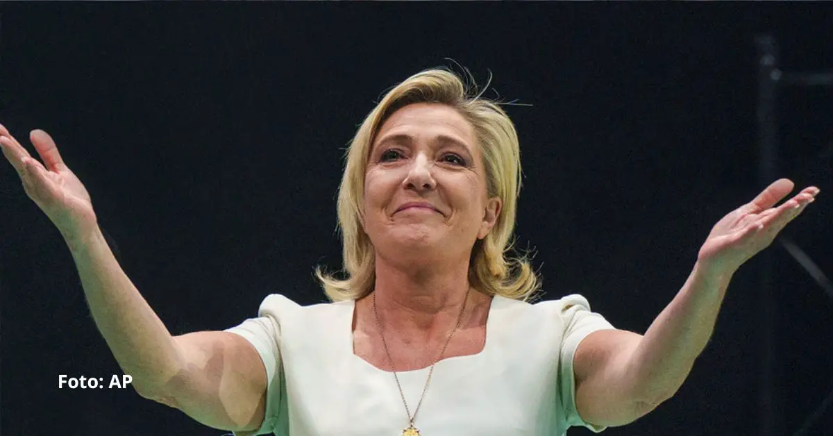 Marine Le Pen es cada vez más popular en Francia