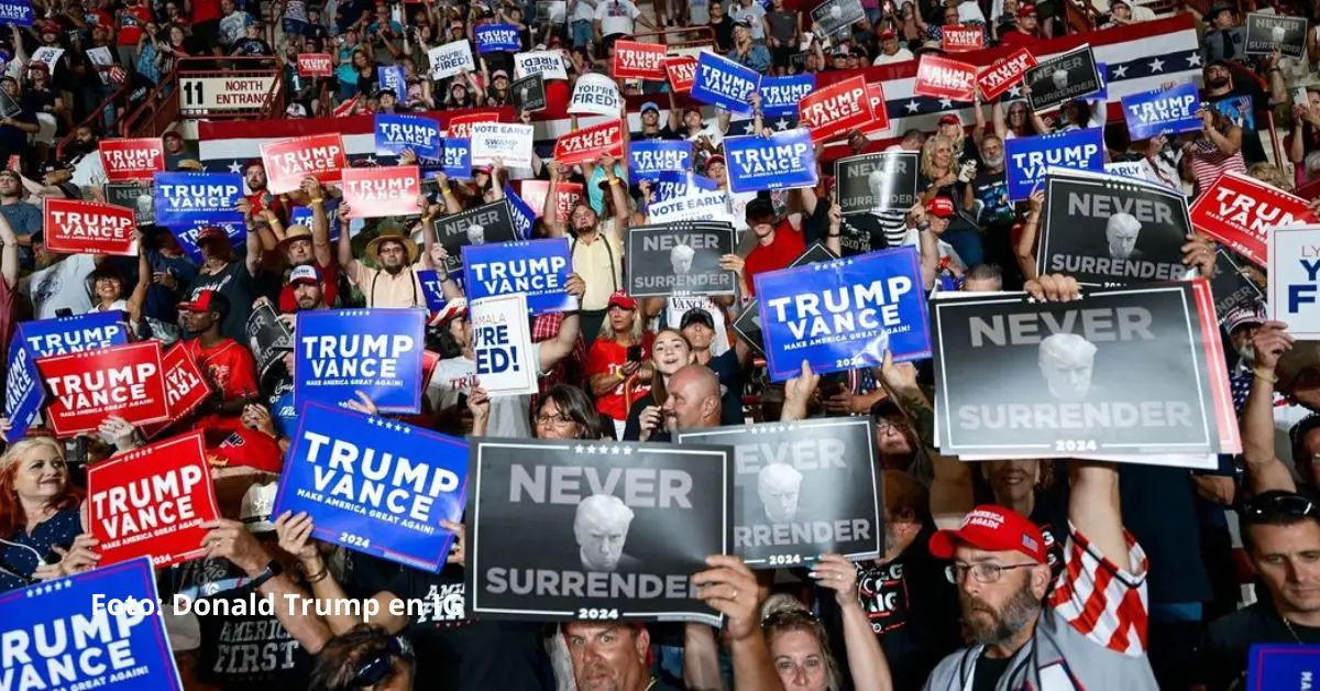 Donald Trump parece listo para un cara cara con Kamala Harris