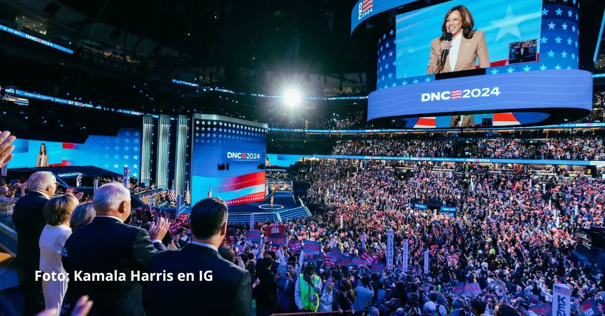 El Partido Demócrata está disfrutando su 'hora feliz' en Estados Unidos con la candidatura presidencial de Kamala Harris