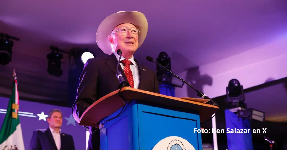 El embajador de Estados Unidos en México, Ken Salazar, afirmó que su gobierno mantiene una profunda cooperación con el país azteca