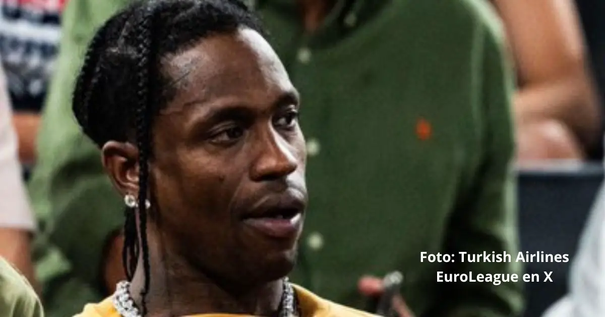 El rapero estadounidense Travis Scott llegó hasta Europa para apoyar al Dream-Team de Estados Unidos y acabó arrestado