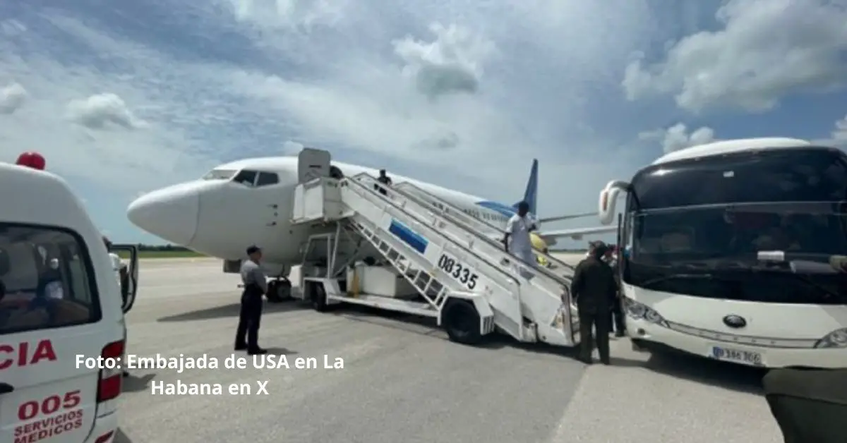 Noticias de Cuba informaron que el país recibió este martes 48 migrantes irregulares deportados en un vuelo procedente de Estados Unidos