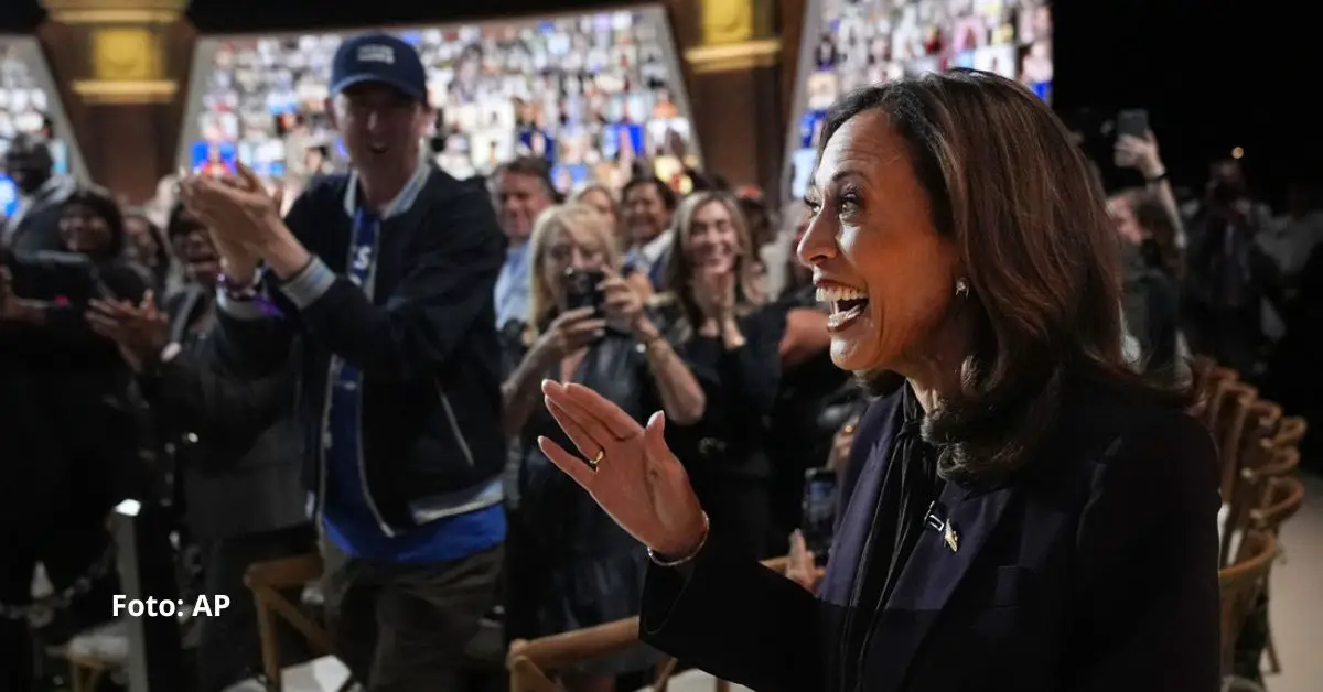 Kamala Harris fue entrevistada este jueves por Oprah Winfrey