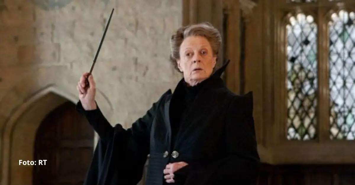 Maggie Smith se popularizó entre los más jóvenes con su interpretación de la profesora Minerva McGonagall, en Harry Potter