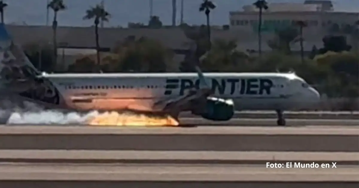 Este sábado la tripulación de un vuelo de Frontier Airlines vivió un complicado momento