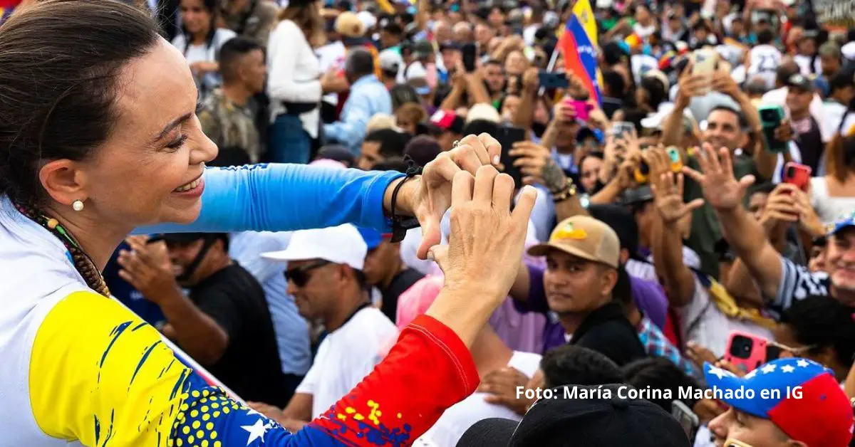 María Corina Machado ha asegurado que se encuentra “en la clandestinidad”, dado el peligro que corre su vida