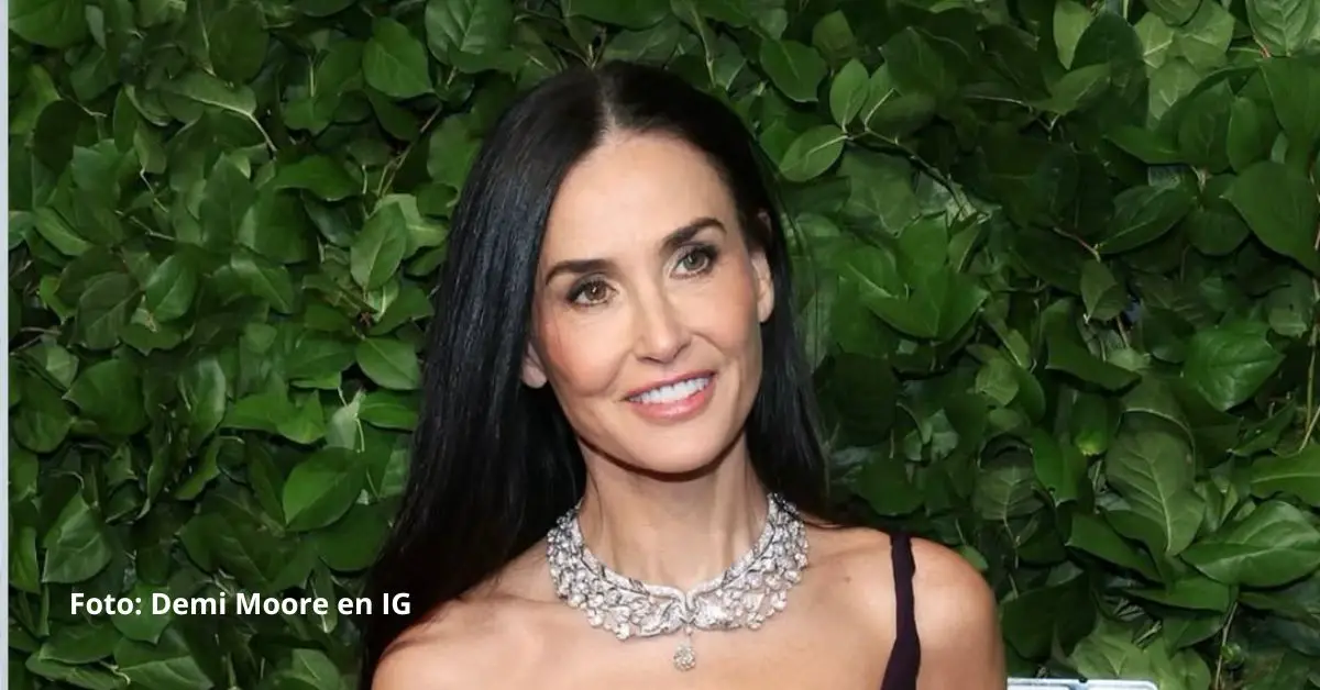 Demi Moore fue, posiblemente, la estrella que más brillo en la reciente edición de los Golden Globes