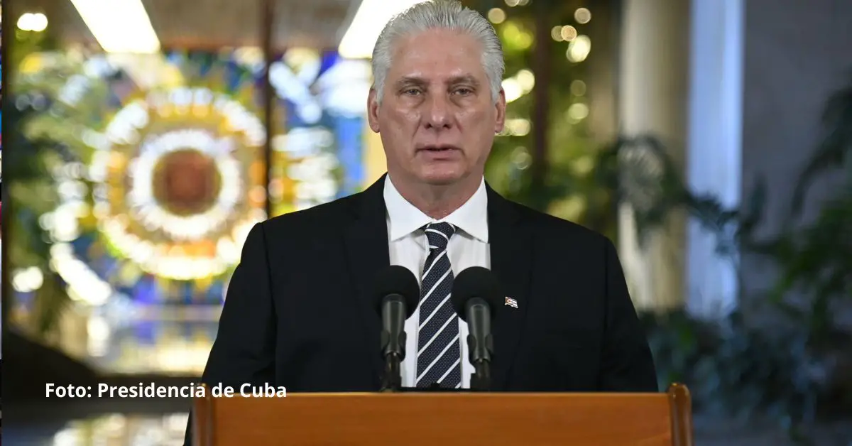 El presidente de Cuba, Miguel Díaz-Canel, decidió pronunciarse desde la red social X (antes Twitter) en medio de torrente informativo